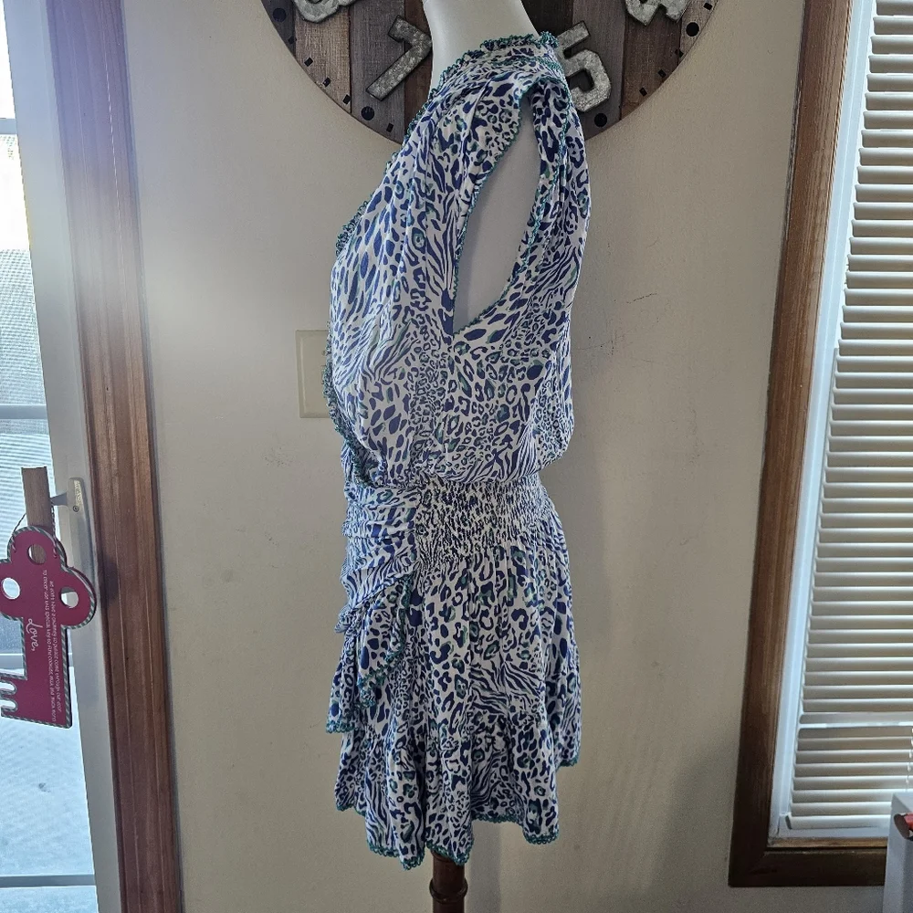 Poupette St. Barth Small V Neck Estelle Mini Dress - Picture 8 of 11